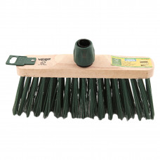 STRAATBEZEM VERO NYLON 28 CM MET KUNSTSTOF STEELHOUDER.