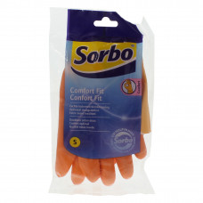 SORBO HUISHOUDHANDSCHOEN ORANJE SMALL