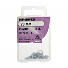 SCHROEFHAAK VZ 20 MM 12ST