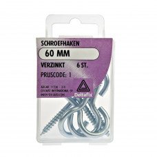 SCHROEFHAAK VZ 60 MM 6ST