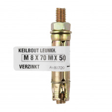 KEILBOUT LEUNINGHOUDER VZ M8 X 70 MM X 50 1S